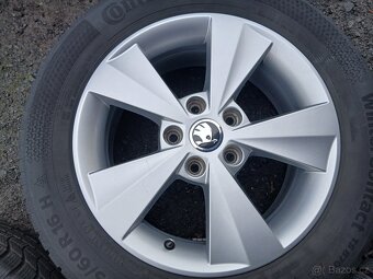 Sada Orig ALU kol Škoda 205/60R16 zimní - 5