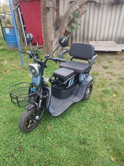 Invalidní elektrický skútr zánovní - 5