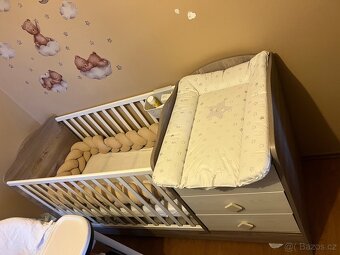 Dětská postýlka s prebalovakem - 5