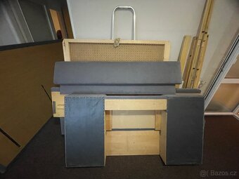 Nově čalouněná postel s úložným prostorem 140x200cm - 5