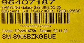 Samsung Galaxy S22 Ultra 256GB - 5