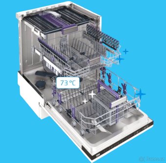 Prodám myčku Beko DFN 26421 W (60 cm) - 5