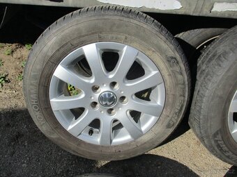Alu kola 5x112 R15 ET 50 Pneu letní 195/65 R15 - 5