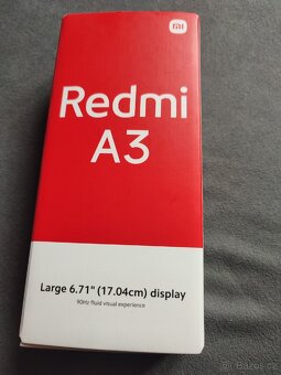 Tel. Redmi A3 star blue, 4gb, 128gb, 8jader, 5000mAh - 5