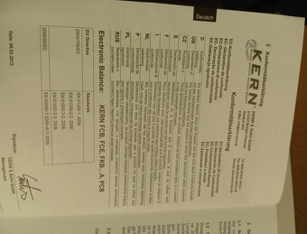 STOLNÍ VÁHA ZN. KERN FCE 30K10N DO 30KG - 5