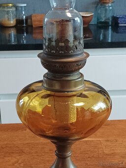 STAROŽITNÁ ART DECO PETROLEJKA GAUDARD, 20.–30. LÉTA - 5