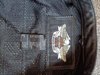 Kožená značková bunda Harley Davidson - 5
