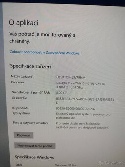 Počítač HP ProOne 600 Aio - 5