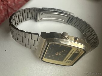 Retro hodinky mechanicke a quartz kombinace - 5