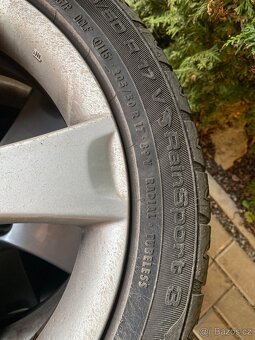 Alu kola 17” 5x114,3 a pneu 205/50/R17 - 5
