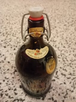 Pivní láhev džbánek 1l Svijany 2013, patentní uzávěr - 5