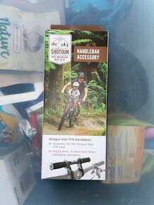 PRODÁNO, SEDÁTKO + ŘIDÍTKA NA KOLO JAKO NOVÉ, SHOTGUN - 5
