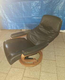 Relaxační křeslo Himolla - kůže - 5