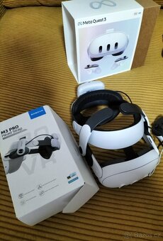 Meta Quest 3 (512 GB) + Bobovr M3 Pro hlavový popruh - 5