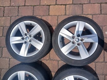 ALU kola,sada, originál Škoda ROCK,215/45 R16,5x100,TOP - 5