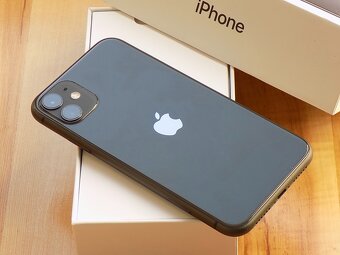 APPLE iPhone 11 64GB Black - ZÁRUKA - TOP STAV-100%BAT. - 5