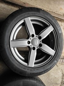 Sada kol 5x120 R16 BMW Dezent, Continental Sportcontact 4mm - 5