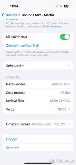 Apple AirPods Max 2nd Gen USB-C v záruce - 5