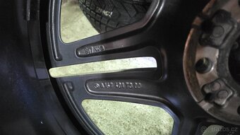 21"original Mercedes Gls W167 s novými zimními pneu Hankook - 5