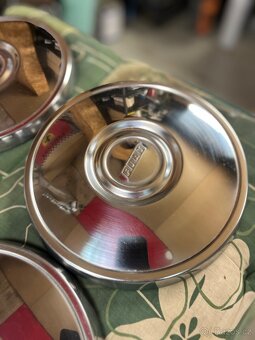 Fiat 127, 128 chromové poklice kol - 5