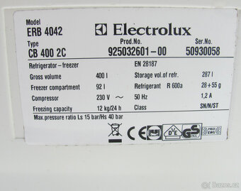 VELKÁ DVOUKOMPRESOROVÁ LEDNICE ELECTROLUX - 201cm - 5