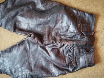 Retro kožené kalhoty - 5