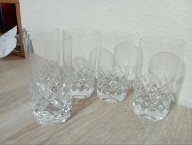 Skleničky broušené sklo - 5