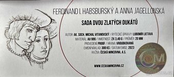 Sada dvou dukátů Královské dvojice - Ferdinand I. Habsburský - 5