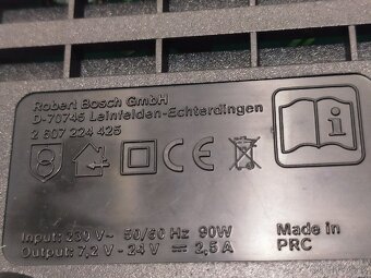 Nabíječky: BOSCH a Li-lon Aku 67,2V - 5