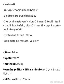 Perličková masážní lázeň na nohy - 5