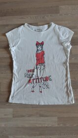 Dívčí trička s krátkým rukávem vel.122/128 - 5