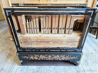 Velký starožitný píšťalový flašinet FRATI & Co., 1900 - 5