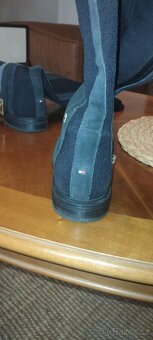 kožené kozačky  Tommy Hilfiger, - 5