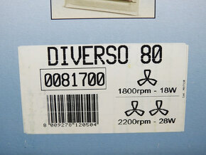 Nový radiální ventilátor O.ERRE Diverso 80 - 5