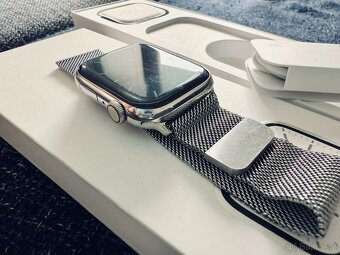 Apple Watch 7 45mm, ocelové, dobrý stav - 5