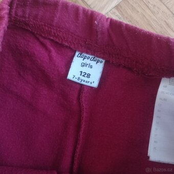 4x zateplené legíny 122/128 (dvojčata) - 5