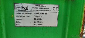 ABROLL hákový kontejner na převoz dřeva UMIKOV KK 20 - 5