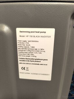 Tepelné čerpadlo Microwell HP 700 BLACK Inverter 7kW - 5