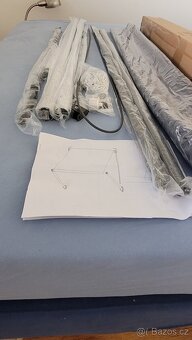 Markýza Pro-Tec 290 x 120 cm tmavě modrá - 5