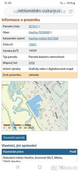 PRODÁVÁM 1/2 ZAHRADY 1.843m2 mezi Selská 57a,69c Havířov - 5