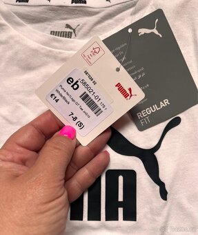Krásné holčičí nové tričko Puma vel.128 - 5