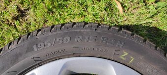Alu disky + gumy letni 195/50 R15 - 5