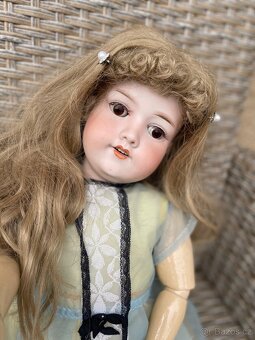 Starožitná kloubová panenka - A. M. - 63cm - 5