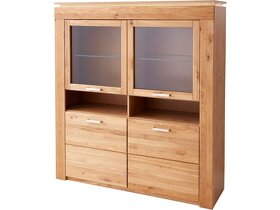 Obývací stěna Lyon z divokého masivního dubu Germany - 5