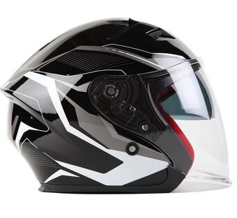 Helma MAXX černo/bílá lesklá - 5