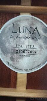 Predam vzacne 8 strunove ukulele LUNA UKE HTT8. - 5
