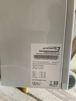 Plynový průtokový ohřívač Protherm - 5