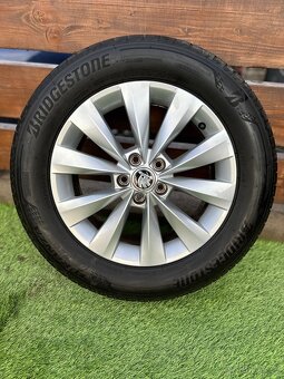 Alu kola 5x100 r16 s letnim pneu (kanava) - 5