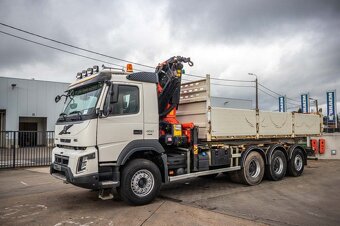 Volvo FMX 450-8x4–Valník/Sklápěč+HR-Palfinger PK 23502 C - 5