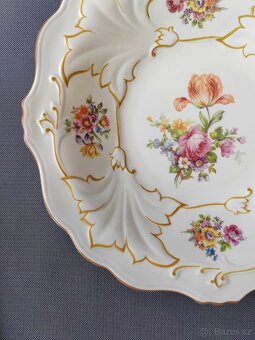 Velký porcelánový servírovací talíř Weimar (1945-1949) - 5